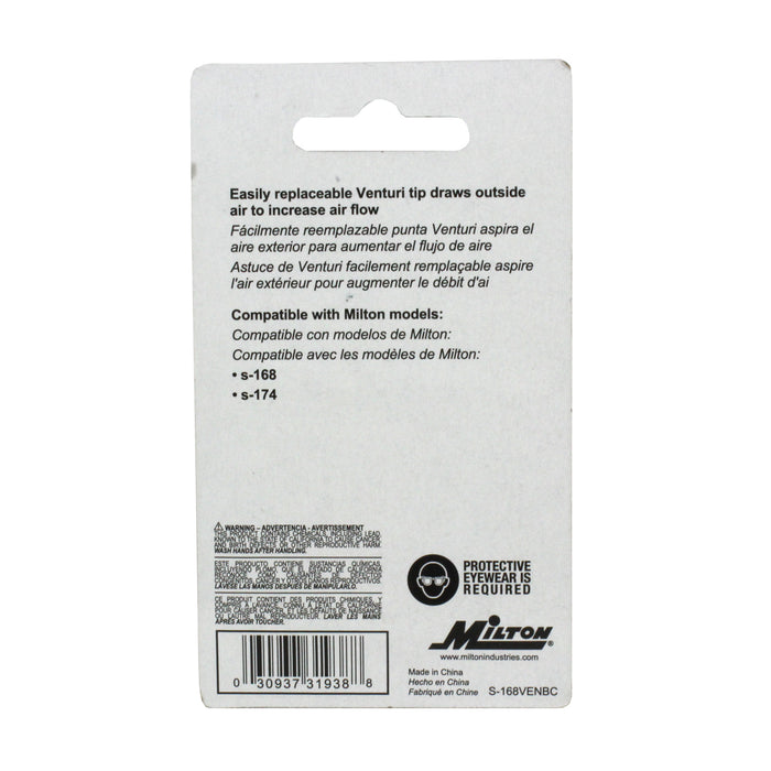 KWIK-CHANGE® Blow Gun Venturi Tip (S-168VEN)