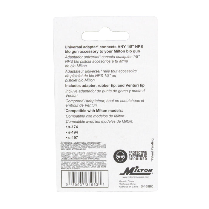 KWIK-CHANGE® Universal Tip System, Blow Gun Nozzle Set (S-168)