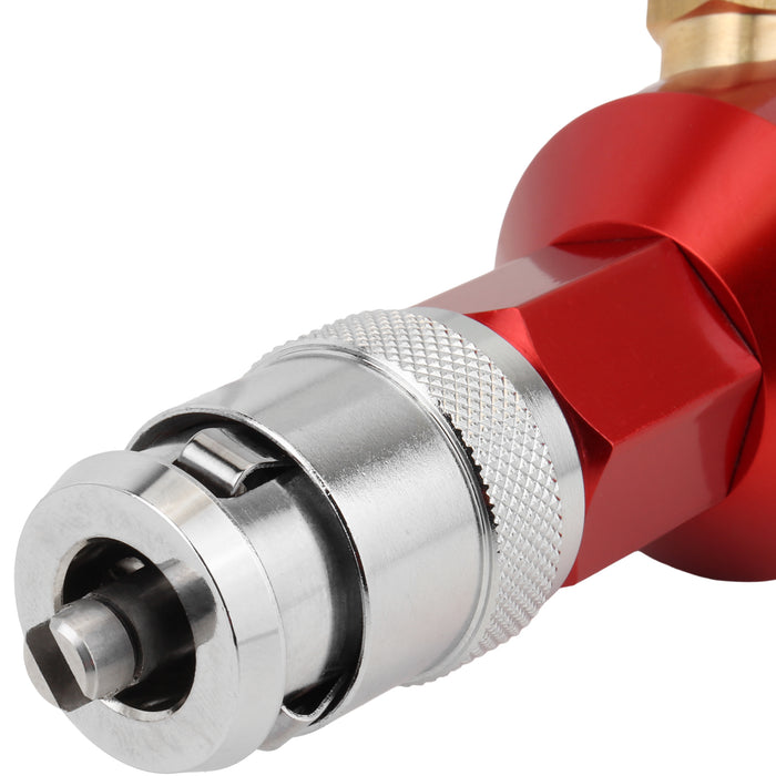 Large Bore Locking Valve Core Removal Tool – Full-Bore Inflator/Deflator with 360° Swivel Air Inlet