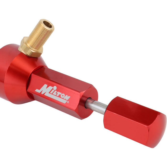 Large Bore Locking Valve Core Removal Tool – Full-Bore Inflator/Deflator with 360° Swivel Air Inlet