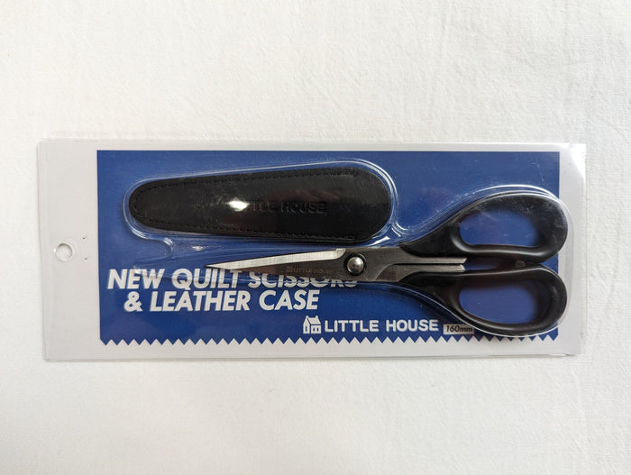 Little House - Quilt Scissors and Leather Case 160 mm