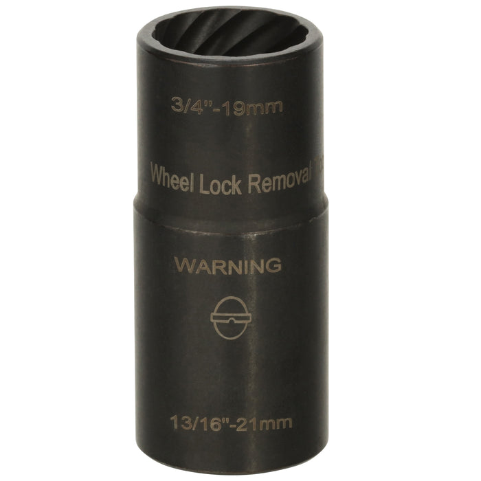 LT4300F – 3 Piece Twist Socket Lug Nut Removal System with Foam Storage Tray