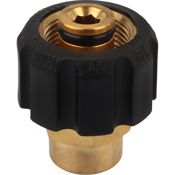 M22F X 1/4" Screw Coupler, Female