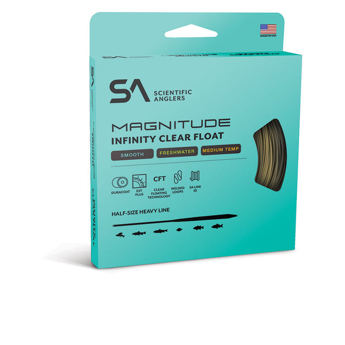 Scientific Anglers Magnitude Smooth Infinity 10' Clear Tip Floating Line