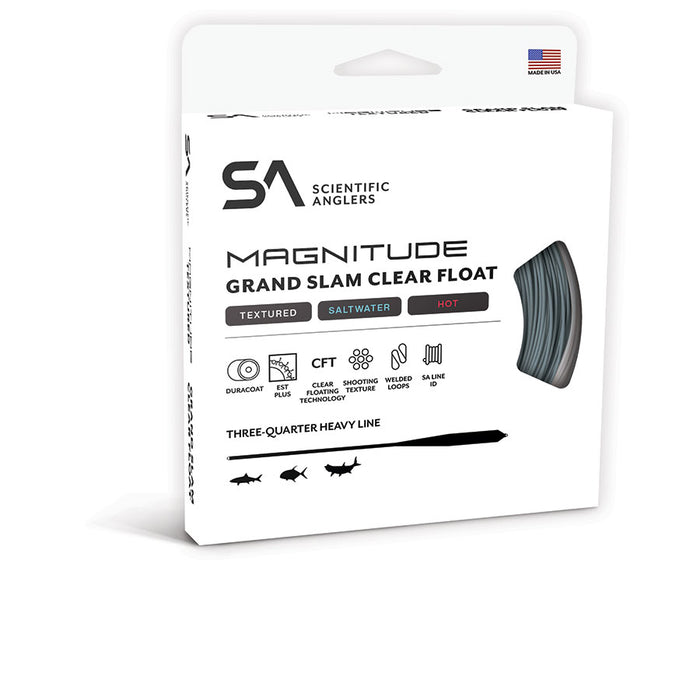 Magnitude Textured Grand Slam 10' Clear Tip Floating Line | Scientific Anglers