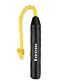 Mammoth TireBiterII Retriever with Poly Float Rope – Natural Rubber Dog Toys