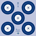 Maple Leaf 40cm NFAA 5 Spot Paper Target Face