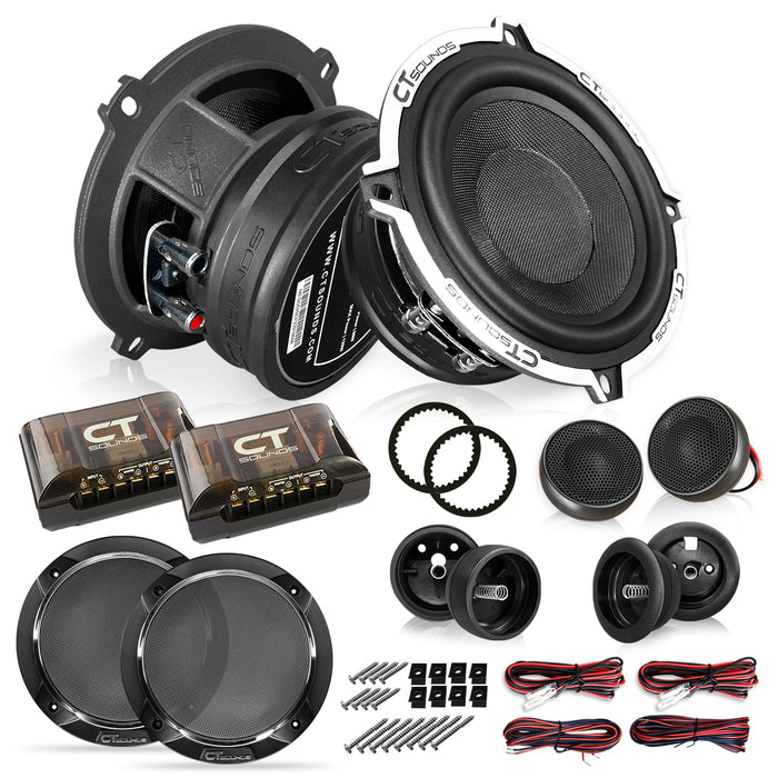 MESO-5-25-COM // 5.25" 240 Watt 2-Way Component Speaker Set