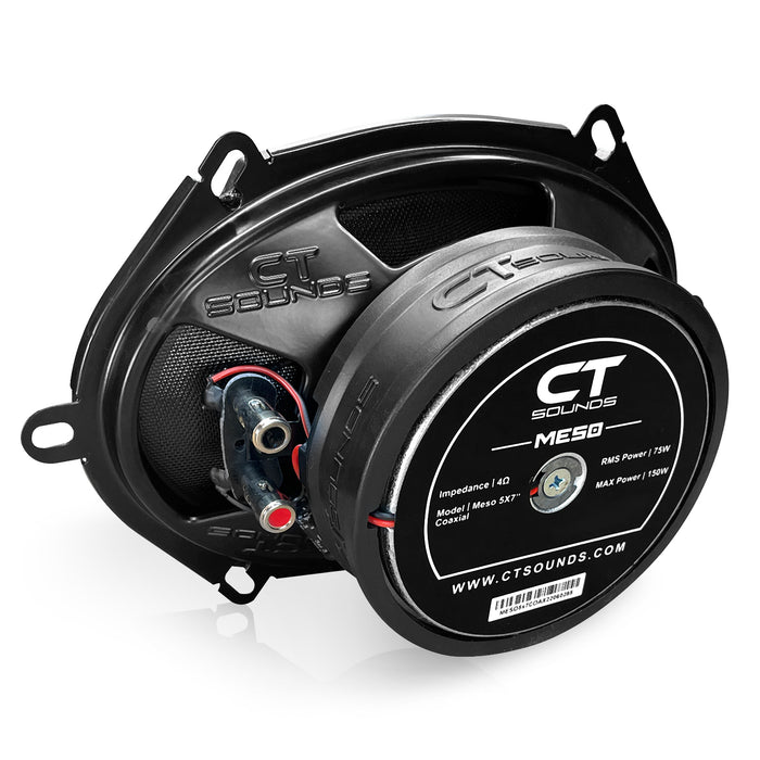 MESO-5X7-COX // 150 Watts RMS 5x7" Coaxial Car Speakers, Pair