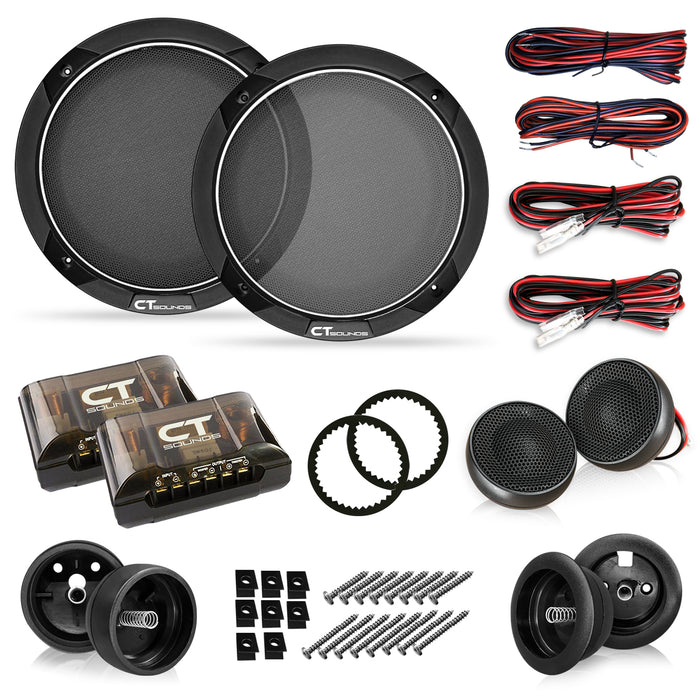 MESO-6-5-COM // 6.5" 320 Watt 2-Way Component Speaker Set