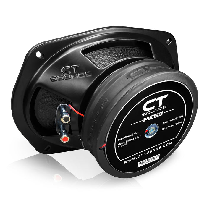MESO-6X9-COX // 200 Watts RMS 6x9" Coaxial Car Speakers, Pair