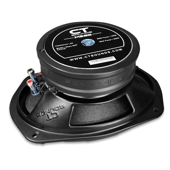 MESO-6X9-COX // 200 Watts RMS 6x9" Coaxial Car Speakers, Pair