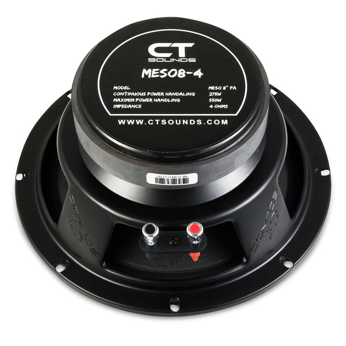 MESO8-4 // 275 Watts RMS 8" Midrange Speaker