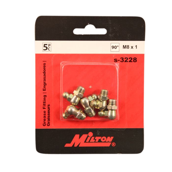 Metric M8 x 1 90 Degree Grease Fitting