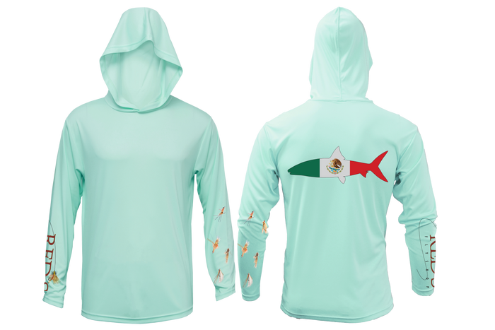 Mexico Flag Bonefish Sun Hoody