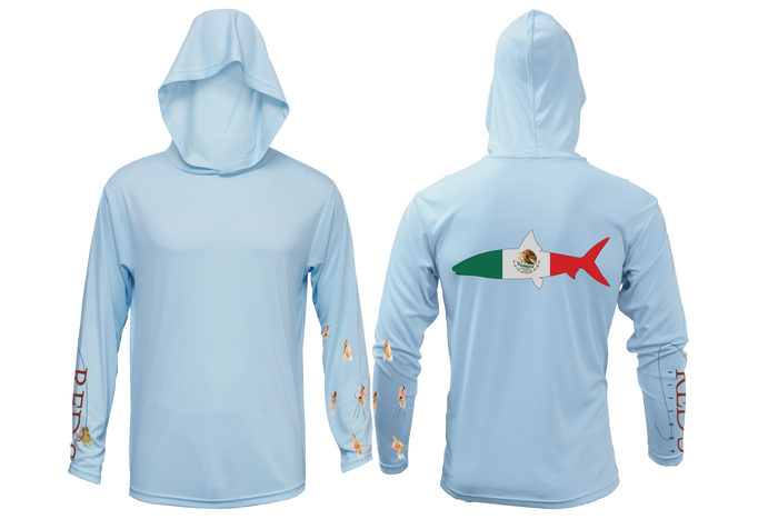 Mexico Flag Bonefish Sun Hoody
