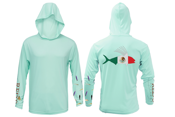 Mexico Flag Roosterfish Sun Hoody
