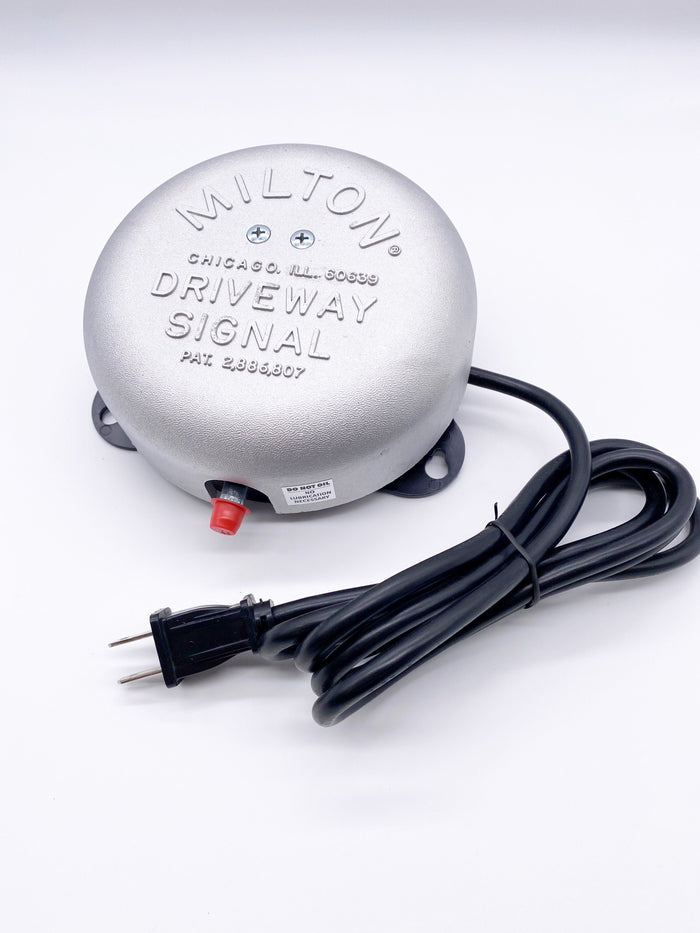 detail image of milton signal bell showing extension cord