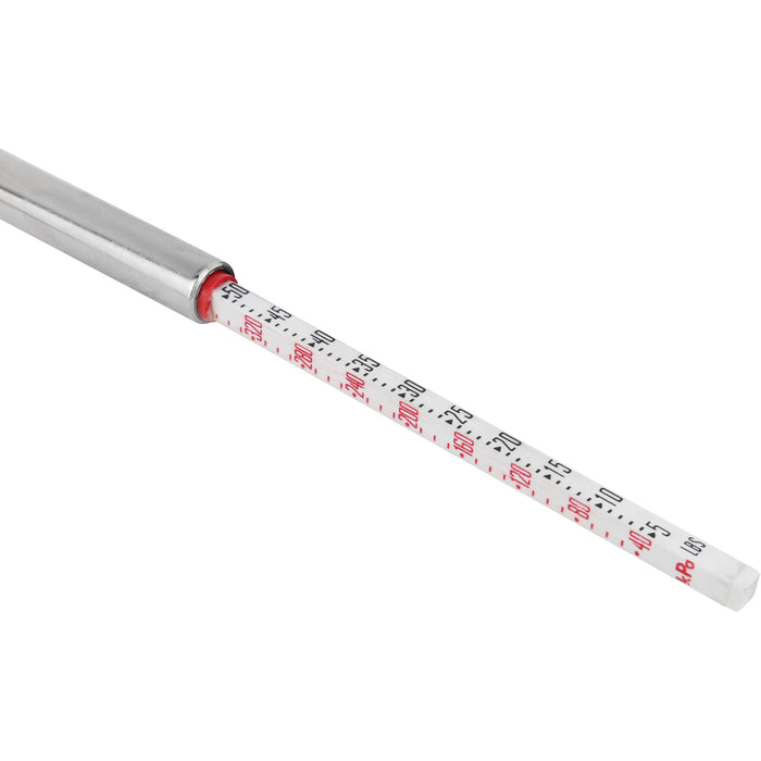 Milton® Heavy Duty, Tire Pencil Gauge, 5-50 PSI, Single Head Air Chuck, Brass Tubing, Corrosion Resistant