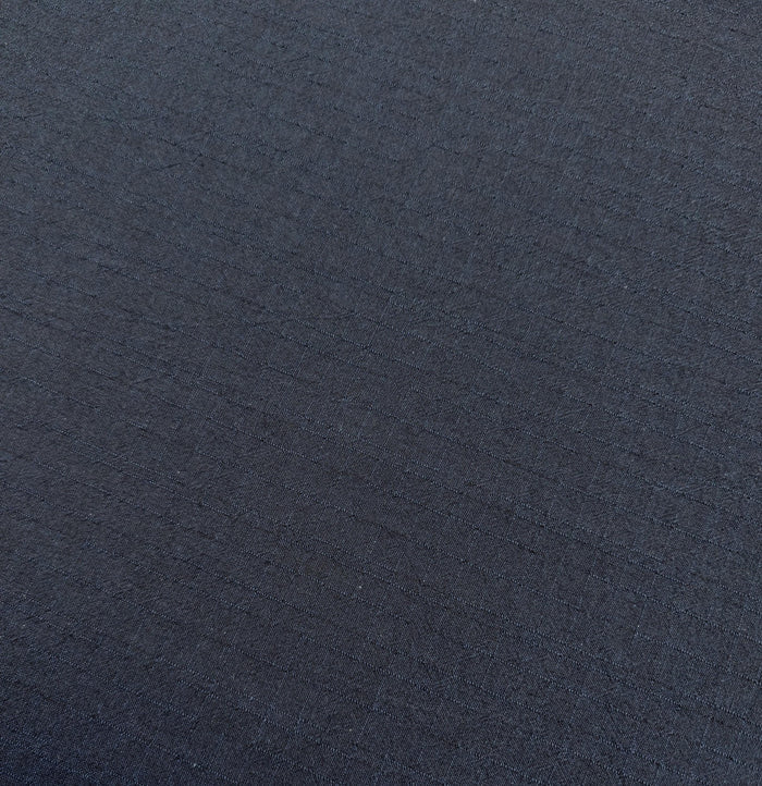 MYD - Yarn Dyed Textured Cotton Fabric - Navy Blue