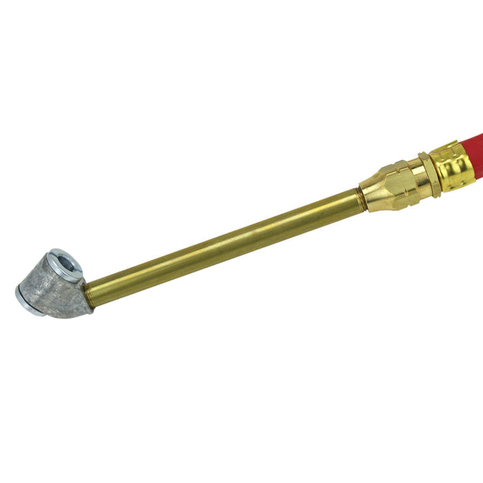 NEW & IMPROVED - Milton® Tire Inflator Gauge with Dual Head Air Chuck 15” Air Hose 10-160 PSI