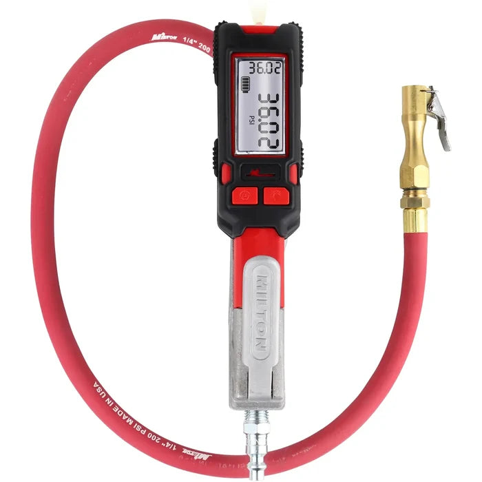 NEW & IMPROVED - s-581e EZ-LOCK™ Air Chuck  Precision Digital Tire Inflator & Pressure Gauge (0-160 PSI), Extreme ± 0.25% Accuracy