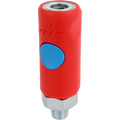 New T-Style Safety Push Button Air Coupler – 1/4" MNPT