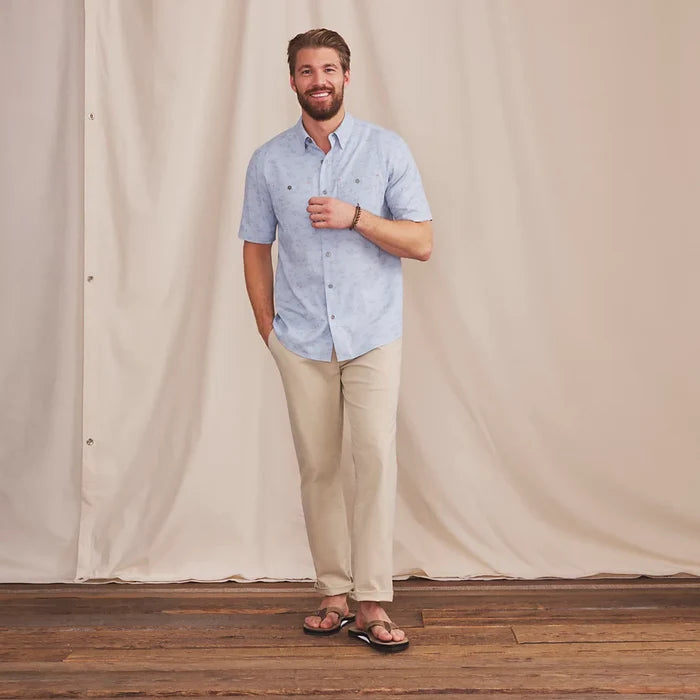 Orvis Men’s Tech Chambray Short-Sleeve Work Shirt