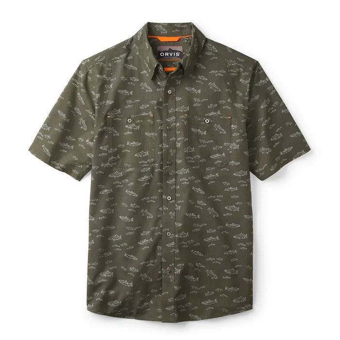 Orvis Men’s Tech Chambray Short-Sleeve Work Shirt