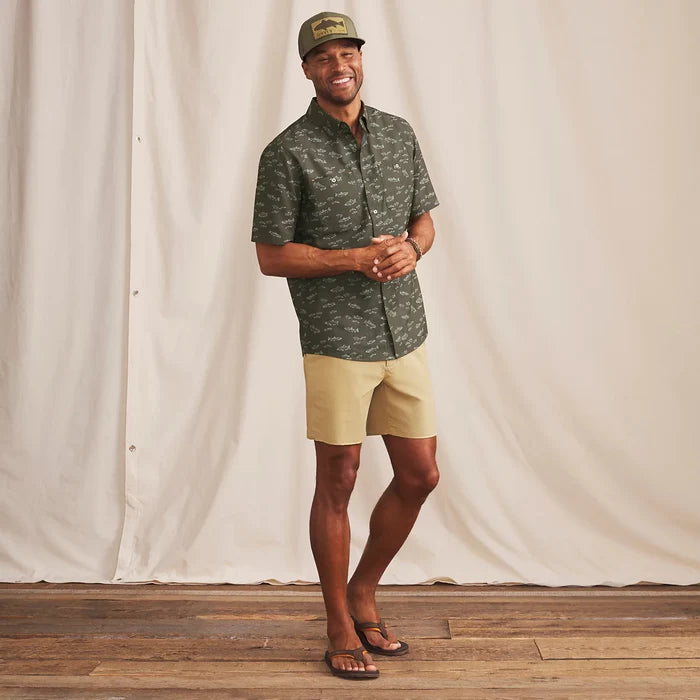 Orvis Men’s Tech Chambray Short-Sleeve Work Shirt
