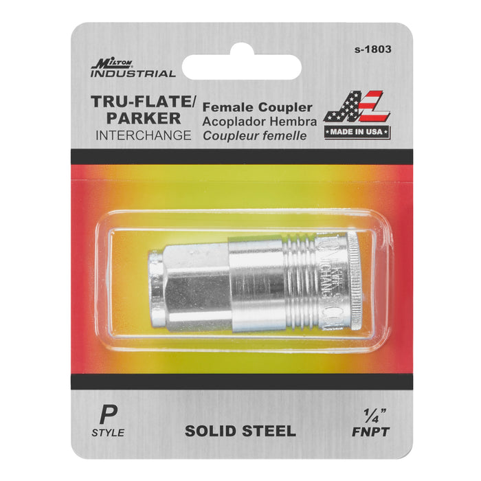 P-Style Coupler 1/4" FNPT