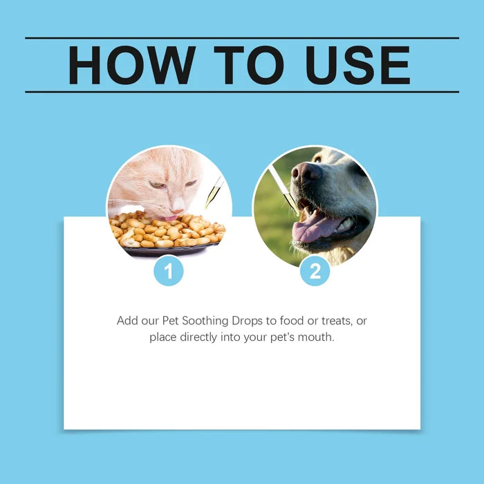 Pet Calming & Immune Support Drops for Dogs & Cats | Daily Wellness Formula