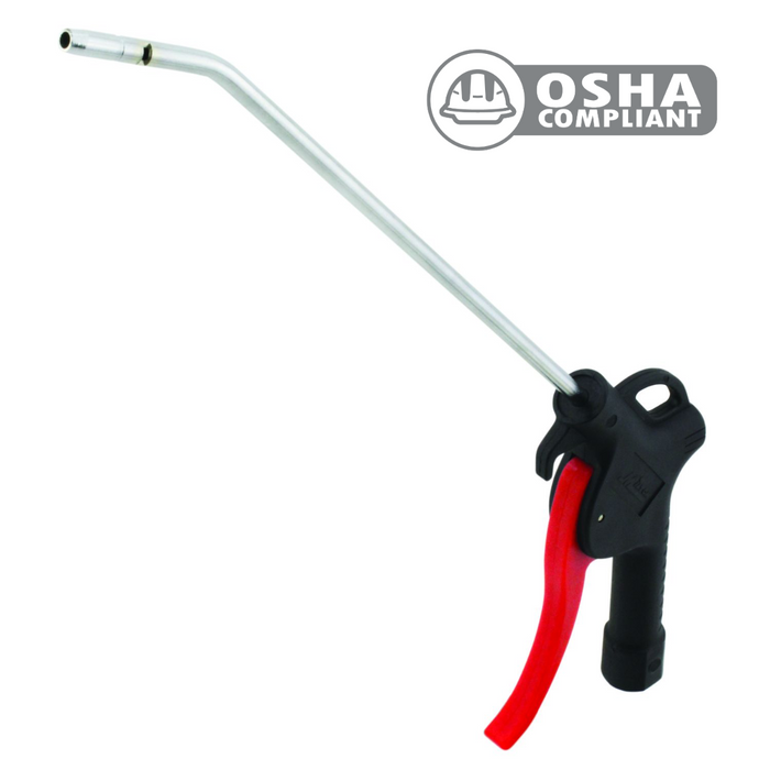 Pistol Grip Blow Gun, 10" Extended Reach Safety Tip (S-167)