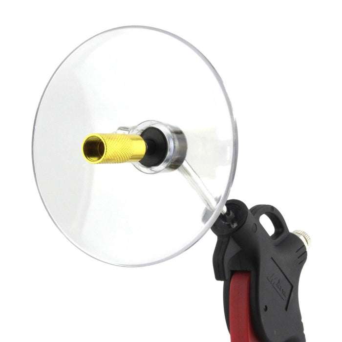 Pistol Grip Blow Gun, 10" Extended Reach + Starter Accessory Kit, 90 MAX PSI