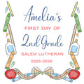Primary Crest Back to School Sign