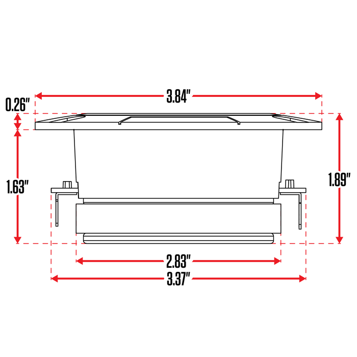 PRO-4-TWT // 4" 180 Watt Aluminum Super Tweeters, Pair