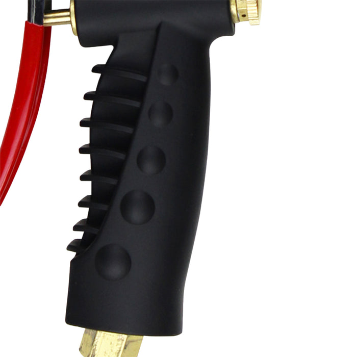 Pro Analog Tire Inflator/Pressure Pistol Grip Gauge, Ball Foot Air Chuck w/Clip, 36" Hose, 160PSI