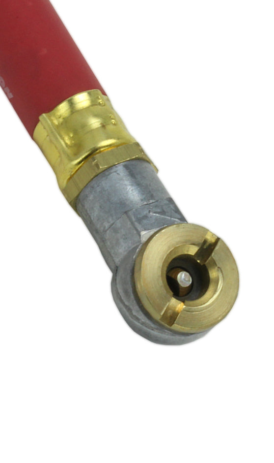 Pro Analog Tire Inflator/Pressure Pistol Grip Gauge, Ball Foot Chuck, 15" Hose, 160PSI