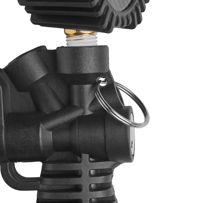 Pro Digital Tire Inflator/Pressure Pistol Grip Gauge - Ball Foot Air Chuck w/Clip, 36" Hose