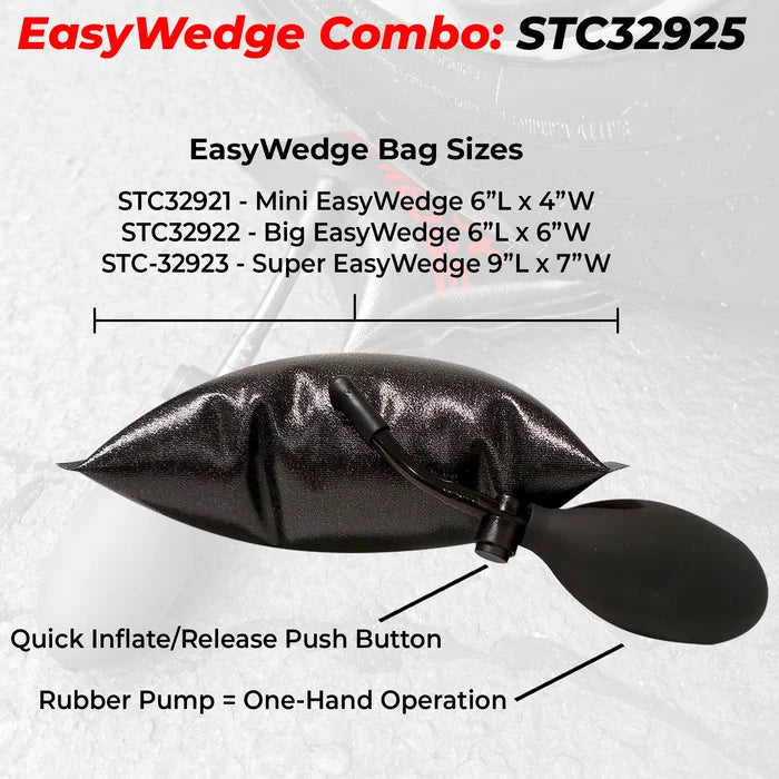 Pro-Grade EasyWedge Inflatable Air Wedge Pump Bag