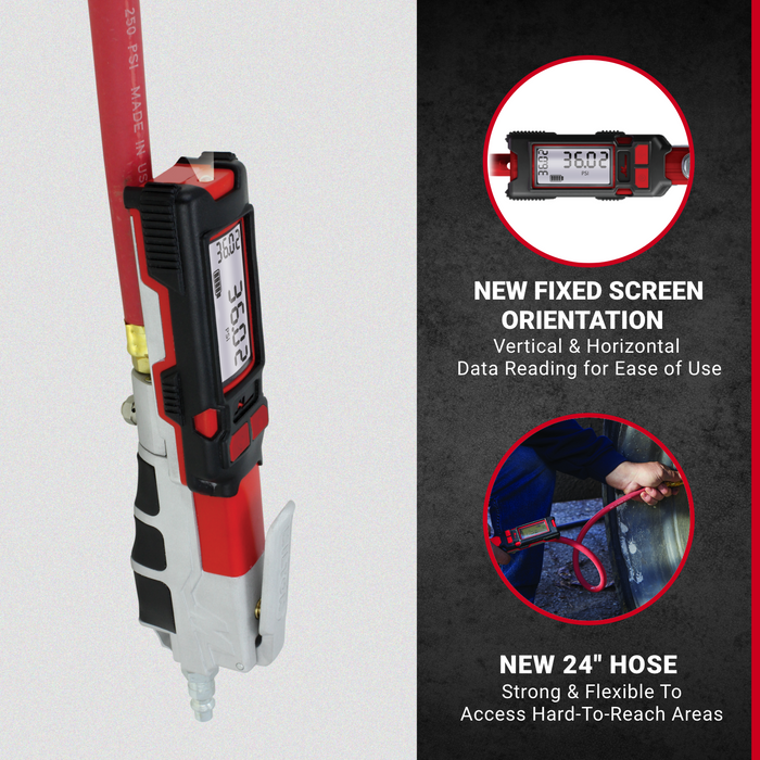 Pro Series Inflator Bundle: Precision Digital Tire Inflator & Pressure Gauge + mojoAIRe® Portable Tire Inflator