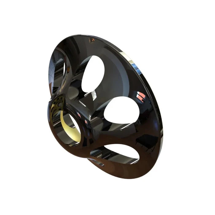 Matte black Pro Sportfisher Ultra Sonic Disc in 11mm size, a stealthy choice for low-light or clear water conditions.