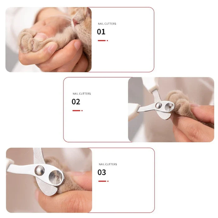 Professional Pet Nail Clipper for Cats & Small Dogs | Safe Precision Trimmer