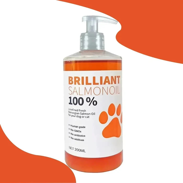 Pure Salmon Oil for Dogs | Natural Omega 3, 6 & 9 Pet Supplement