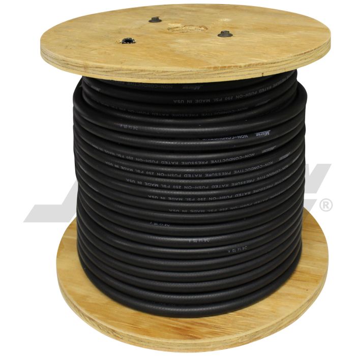 Push-on and Lock-on Hose, 3/8" ID x 5/8" OD, 250 PSI Max Working Pressure