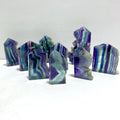 Rainbow Fluorite Raw Side Point Tower Wholesale - Wholesale Crystals