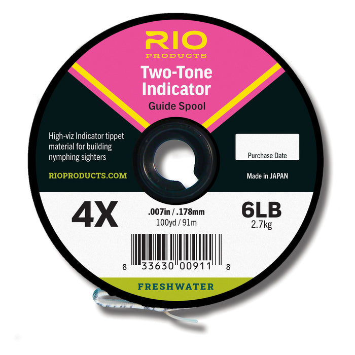 RIO 2-Tone Indicator // Euro Nymphing Sighter Material - 100 Yard Spool