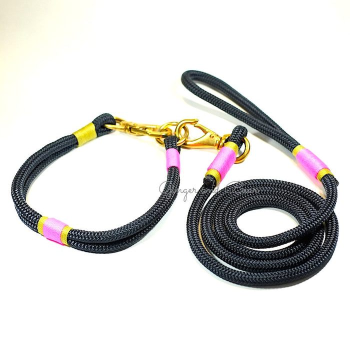 Rugged Hudson Collar: Salmon, Navy