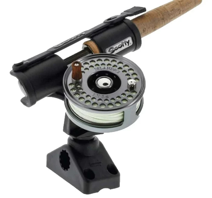 Scotty Fly Rod Holder w/Deck Mount (Frameless)