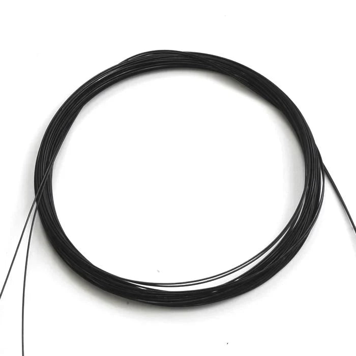 Spools of Senyo’s large black Intruder Wire by Hareline, ideal for rigging trailer hooks on intruder-style flies, featuring vibrant, corrosion-resistant coating and flexible strength for steelhead and salmon patterns.